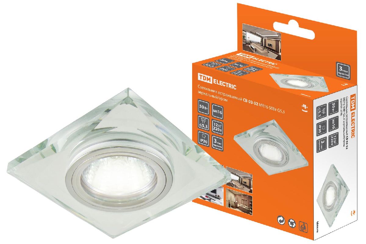 Встраиваемый светильник TDM Electric СВ 03-02 SQ0359-0046