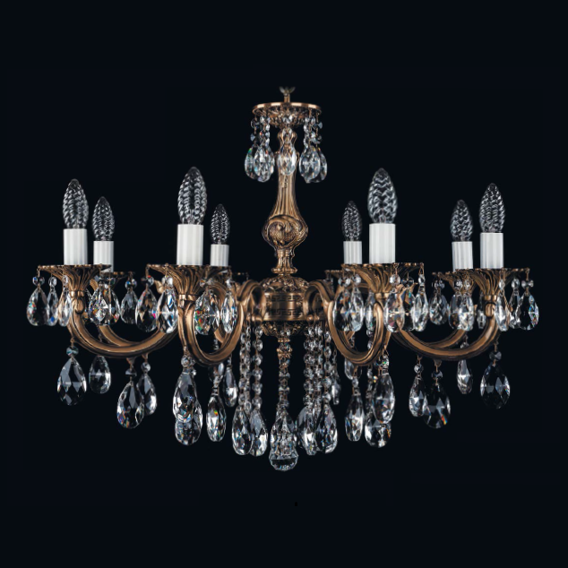 Подвесная люстра Bohemia Ivele 1702/8/250/B/FP