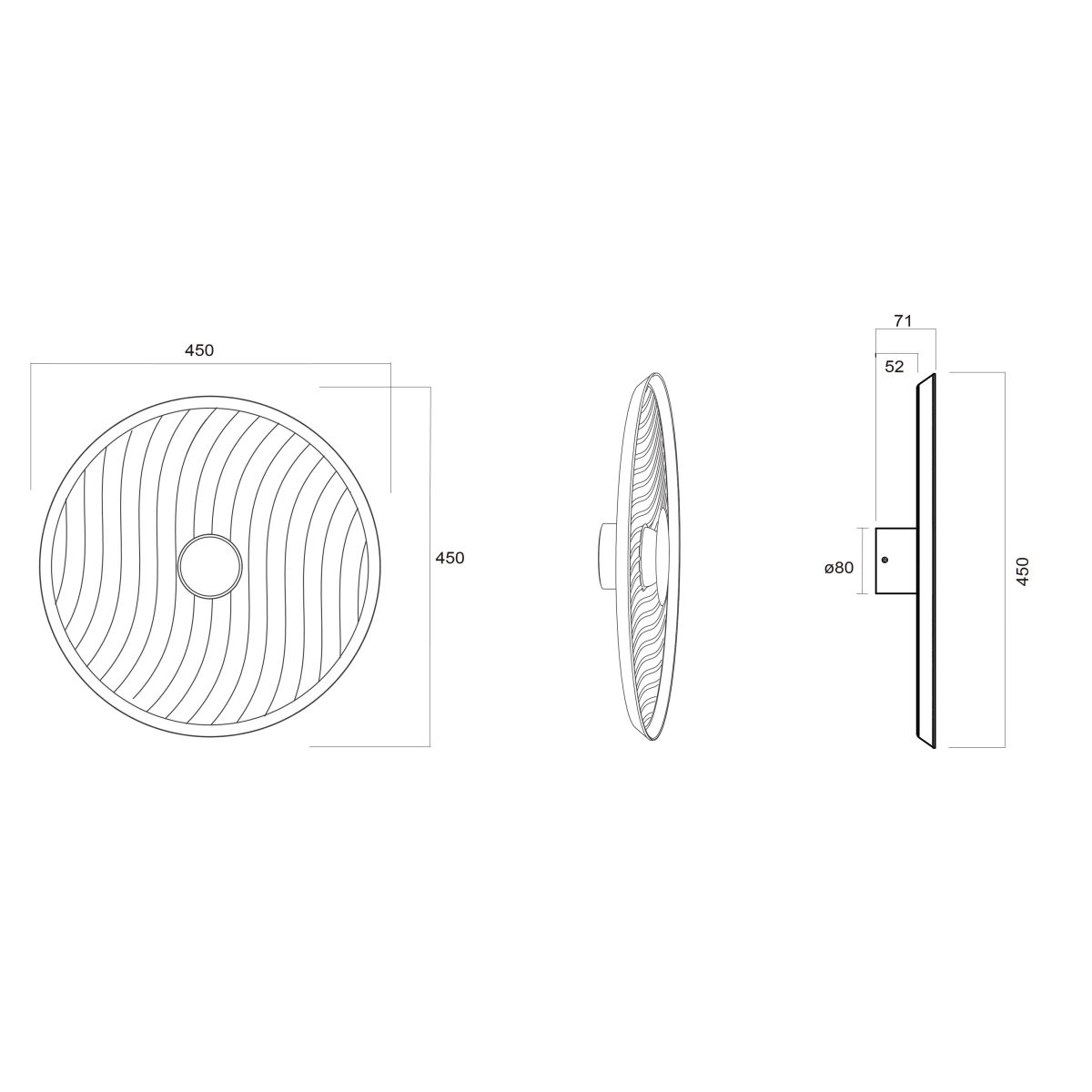 Настенный светильник Mantra Acustic 9442