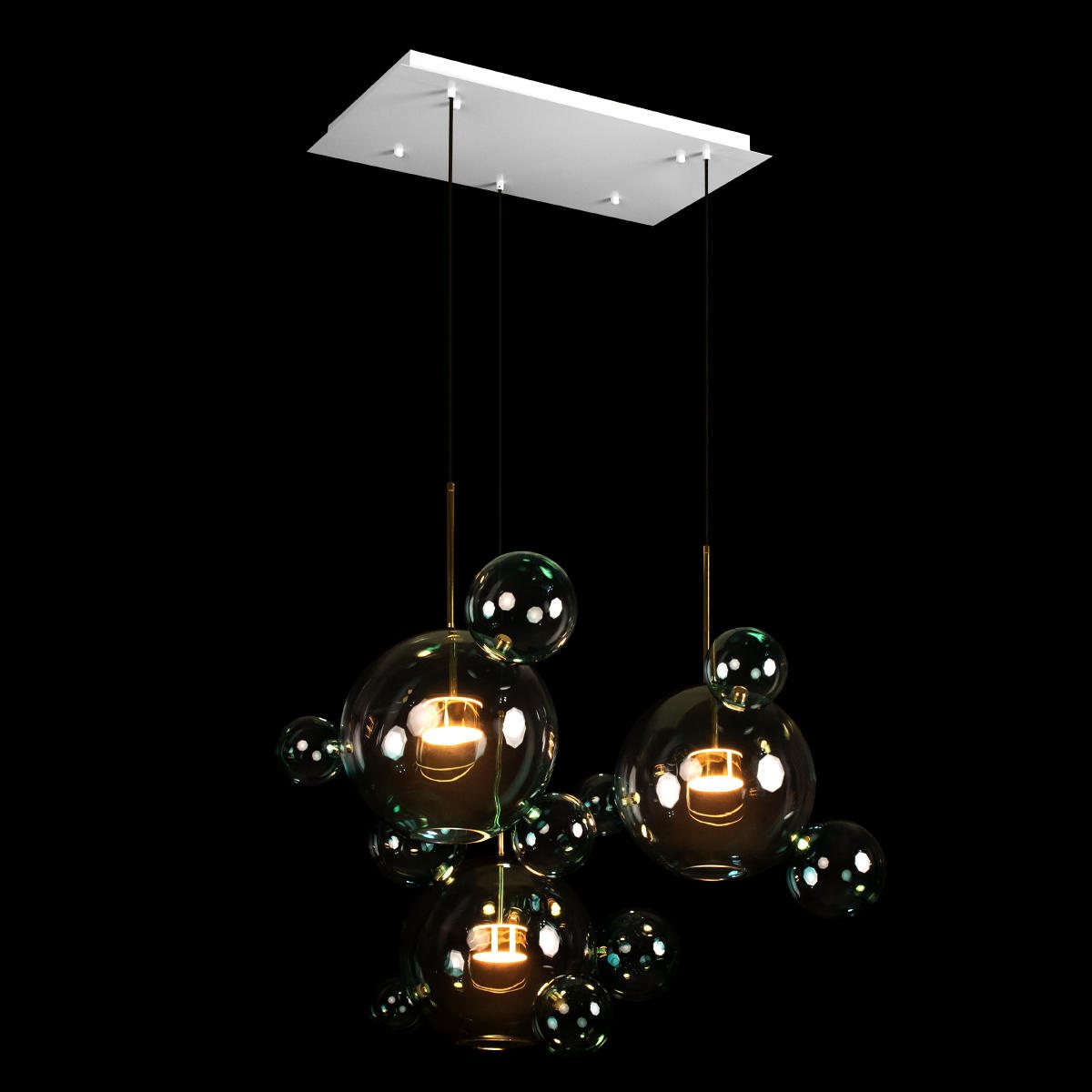 Подвесная люстра Loft IT Bolle 2027-S3 Blue