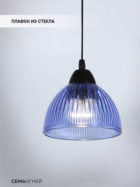 Подвесной светильник Wedo Light Dzhenis WD4004/1P-BK-BL