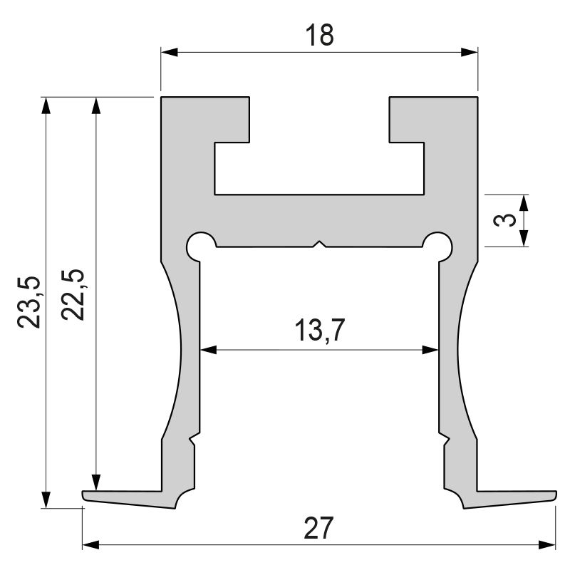 Профиль Deko-Light ET-04-12 975231