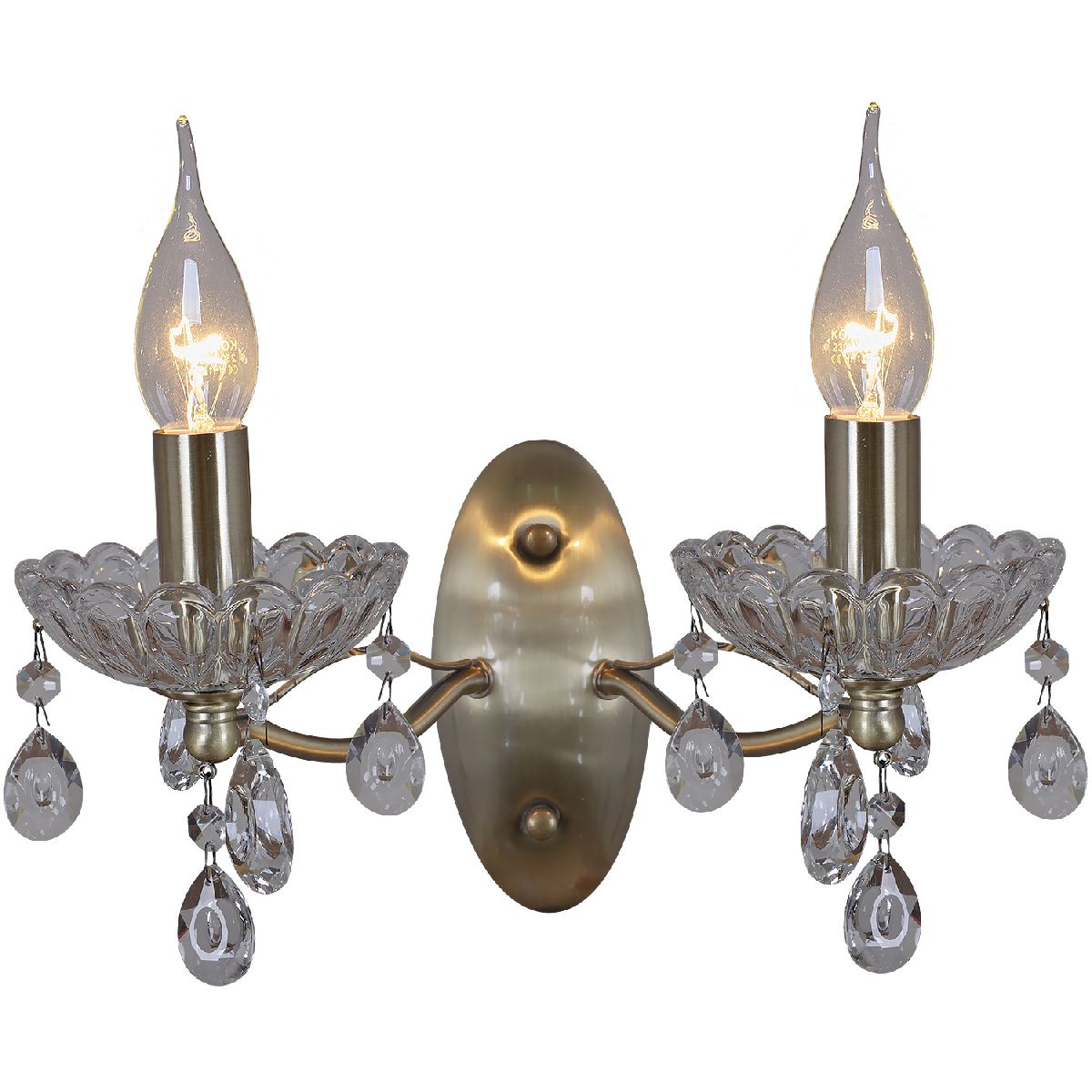 Бра бронзовое бронза Illumico IL0265-2WSQ-24 AB CASTOR