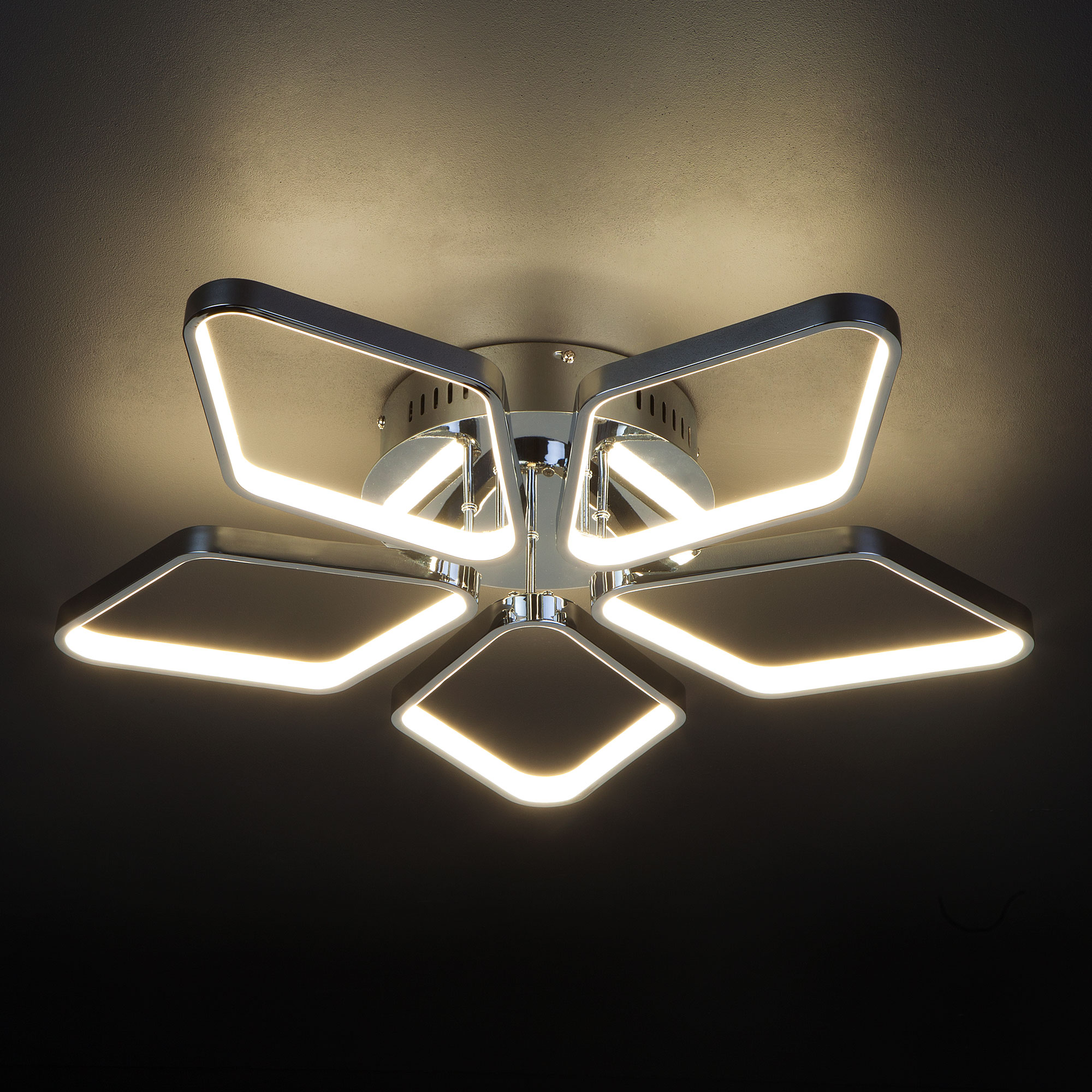 Потолочный светодиодный светильник Eurosvet Kalifea 90081/5 хром