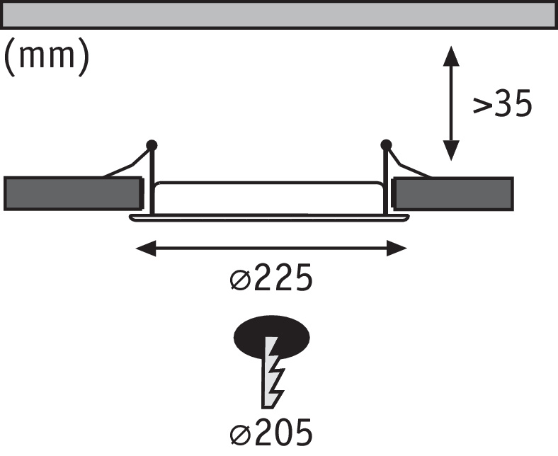 Встраиваемый светодиодный светильник Paulmann Premium Line Panel 92038