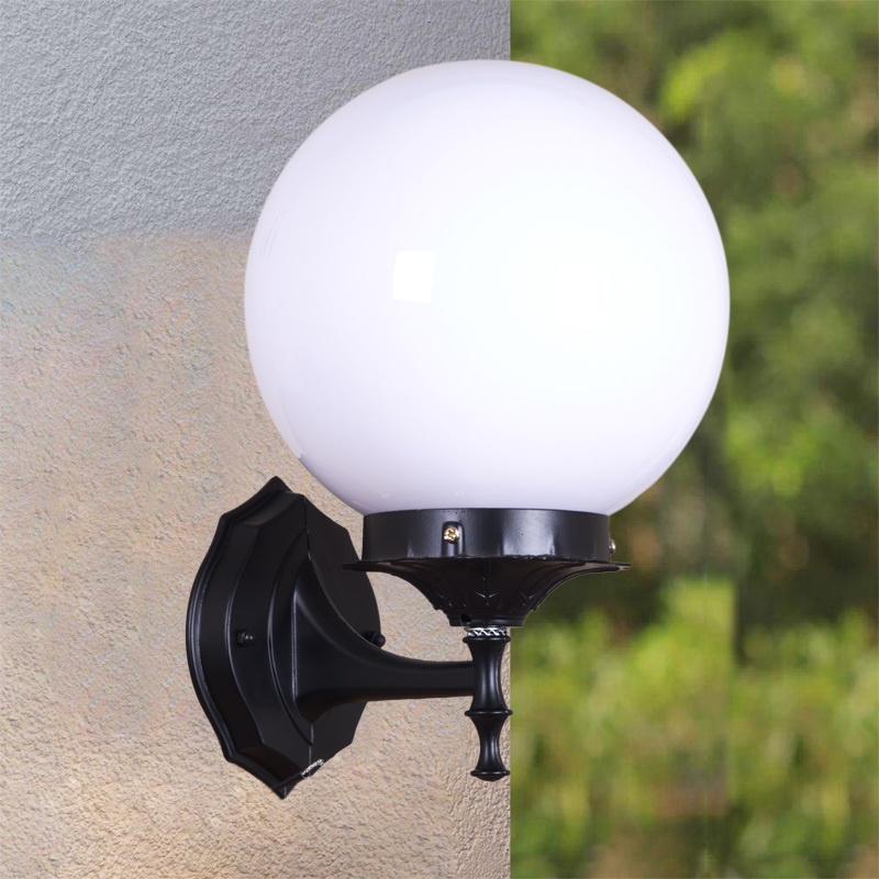 Уличный настенный светильник Reluce 08248-0.2-001SW BK