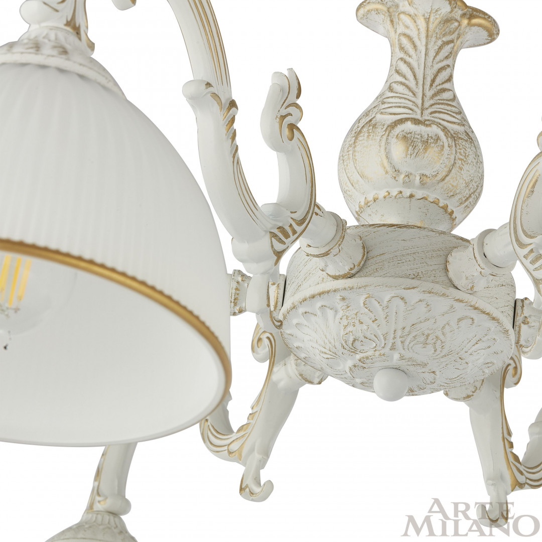 Потолочная люстра Arte Milano 346410/6 WT+G