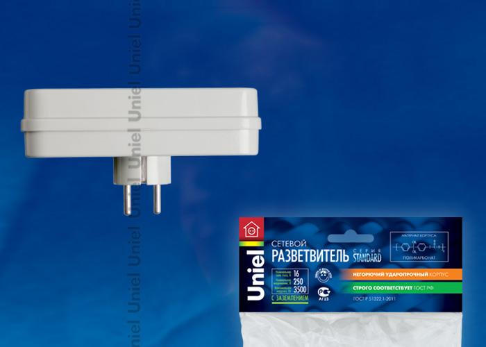 Розетка Werkel с заземлением глянцевый никель WL02-SKG-01-IP20 4690389075803