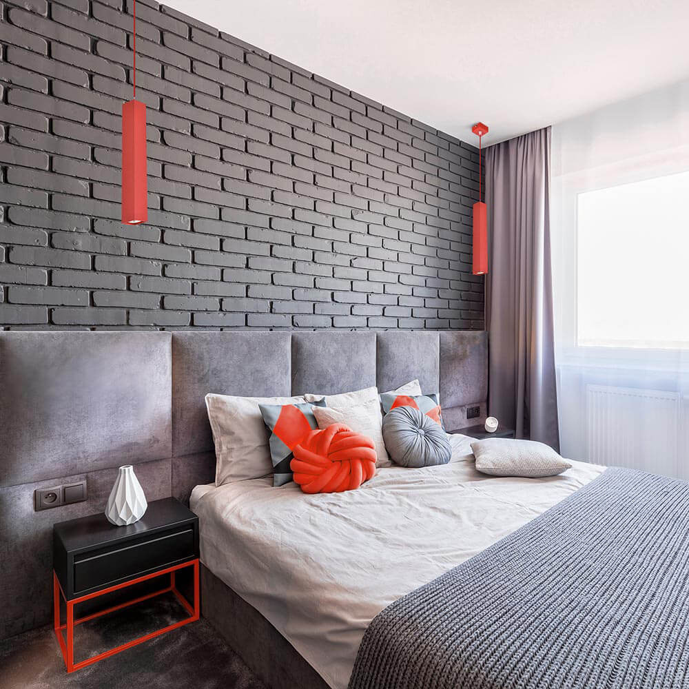 Подвесной светодиодный светильник Eurosvet Cant 50154/1 LED красный