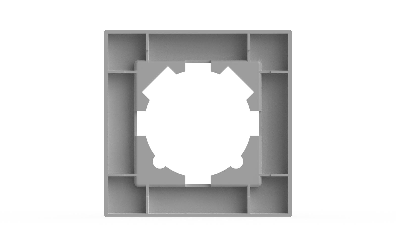 Рамка одноместная ELBI Vega 510-015600-271