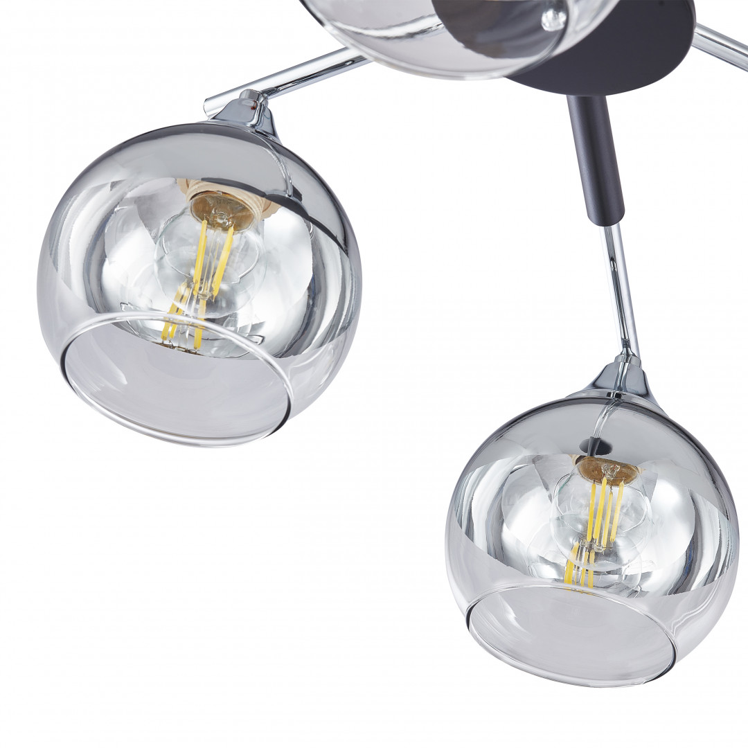 Люстра на штанге Arte Milano Napoli 339354/8 CR+BK