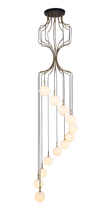 Подвесная люстра Elvan LU-7662/12-G9-GlMl