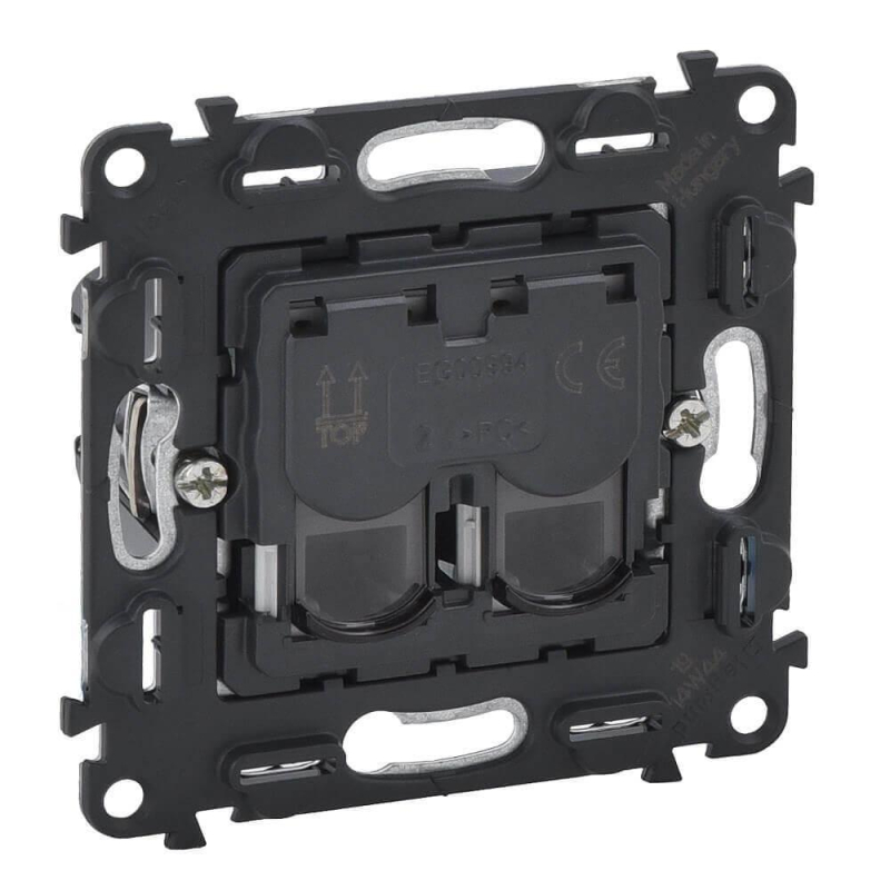 Телефонная розетка RJ11 двойная Legrand Valena Мех In Matic 753039