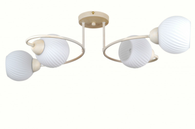 Люстра на штанге Natali Kovaltseva 81400/4C BEIGE GOLD