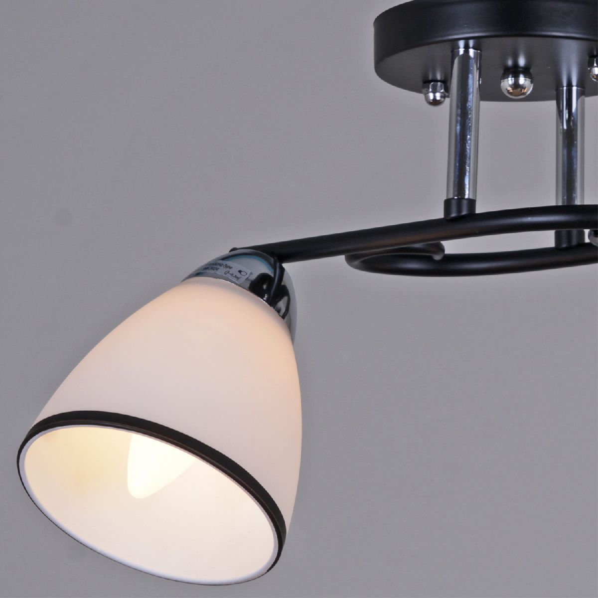 Потолочный светильник Reluce 09127-3.3-02 CR+BK