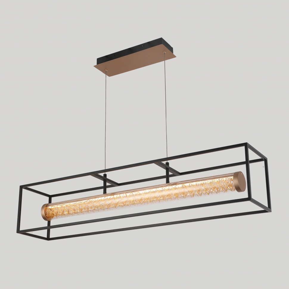 Подвесная люстра iLedex Look 4737-90 MBK+SGD