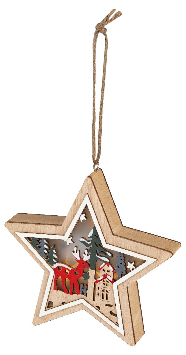 Новогодняя фигура Звездочка Эра ENGDS-4L Б0060478