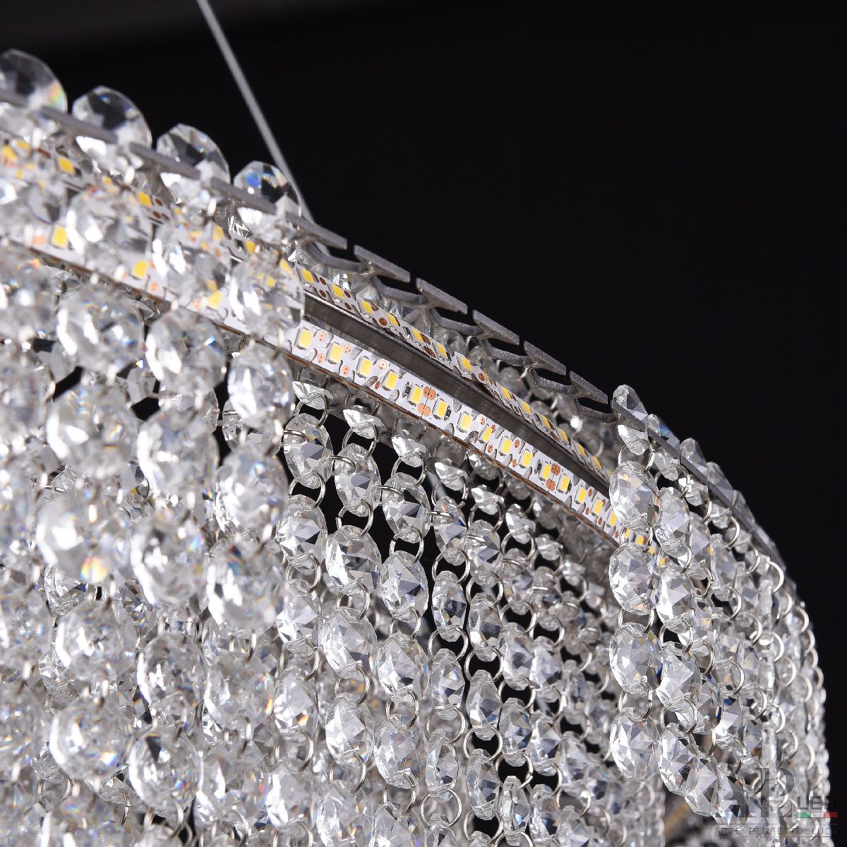 Каскадная люстра Arte Perfetto Luce Sicilia SH13.100.C.Ni.4000