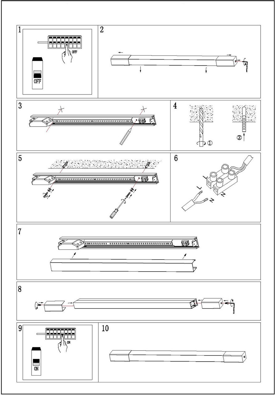 Мебельный светодиодный светильник Lucide Alta-Led 04201/06/11