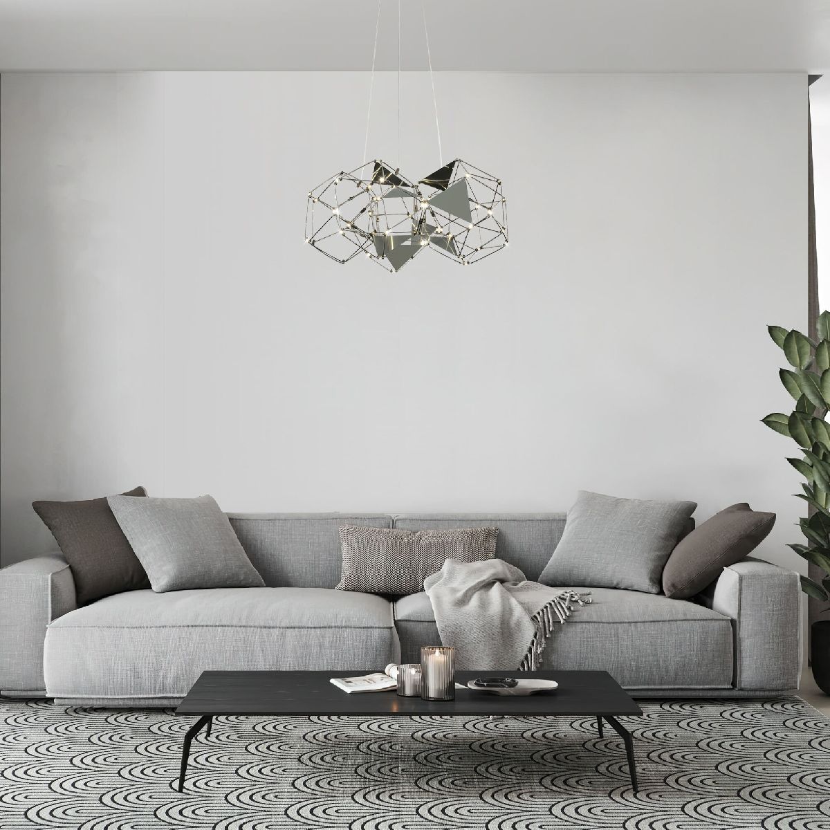 Подвесной светильник Eurosvet Uma 90369/5 черный жемчуг a065032