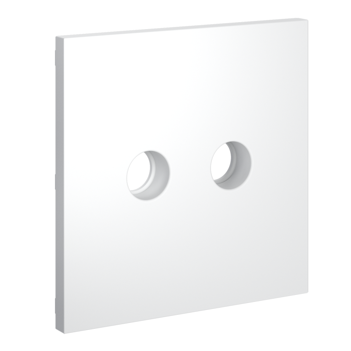 Накладка для розетки телевизионной оконечной TV+SAT Voltum S70 (белый матовый) VLS001602