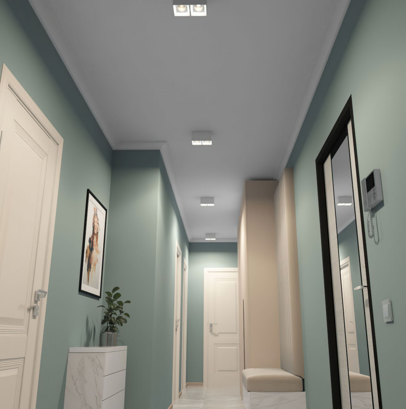 Накладной светильник Denkirs DK3085-WH+CH