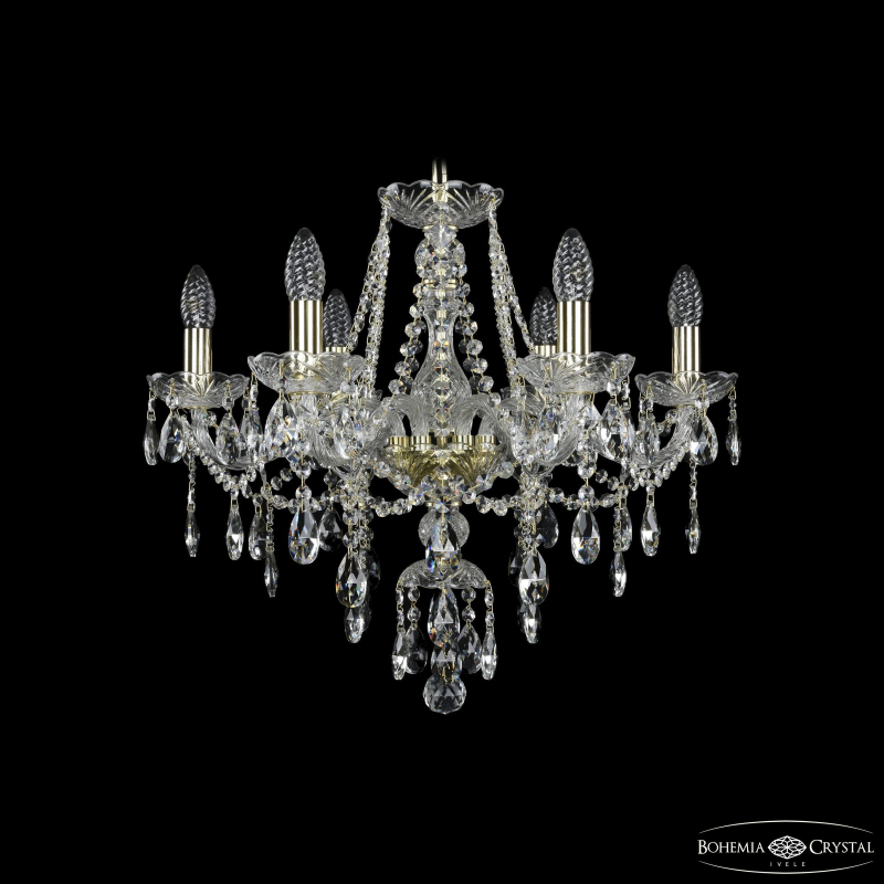Подвесная люстра Bohemia Ivele Crystal 1415/6/200 G