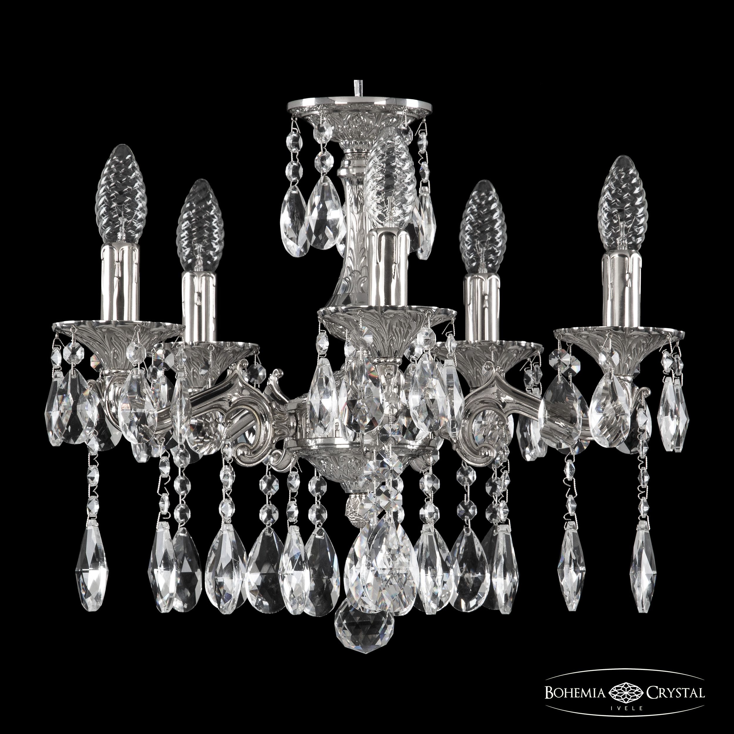 Подвесная люстра Bohemia Ivele Crystal Verona 72102/5/125 A Ni