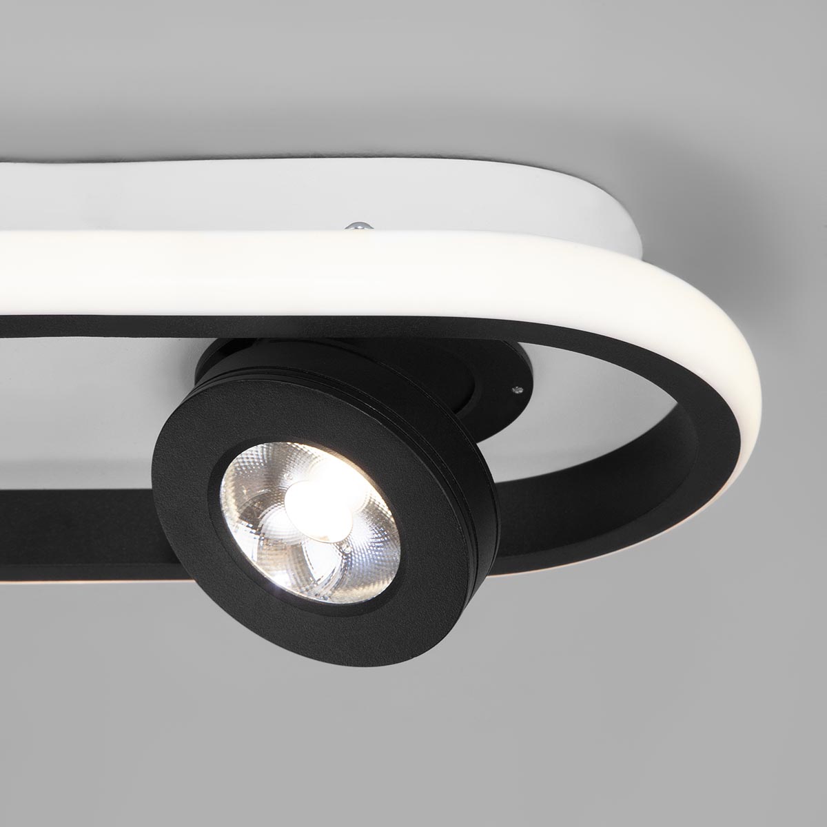 Потолочный светильник Eurosvet Slam 20123/2 LED белый/черный