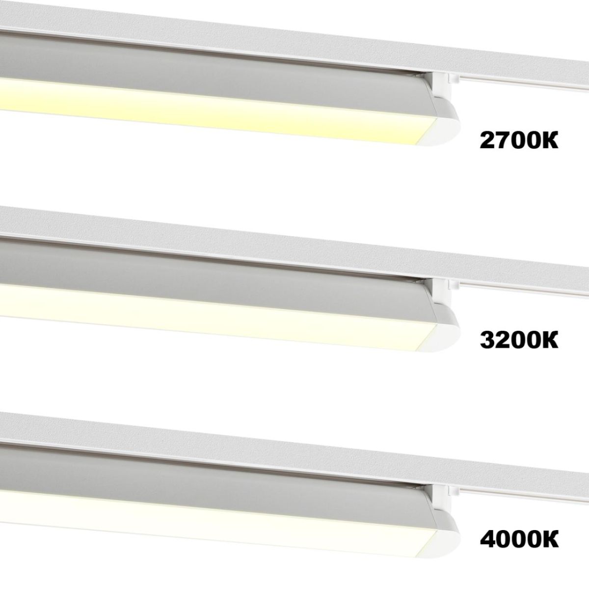 Трековый однофазный двухжильный светильник с переключателем цветовой температуры Novotech Port Iter 359794