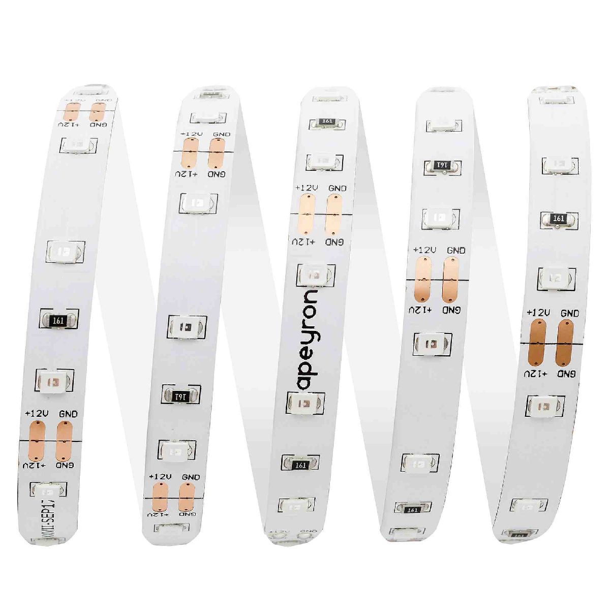 Светодиодная лента Apeyron 12В 3528 4,8Вт/м зеленый 5м IP20 00-434