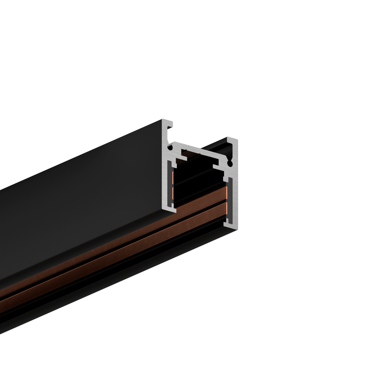 Шинопровод магнитный Luminotti Genesis L.398.2M.BK