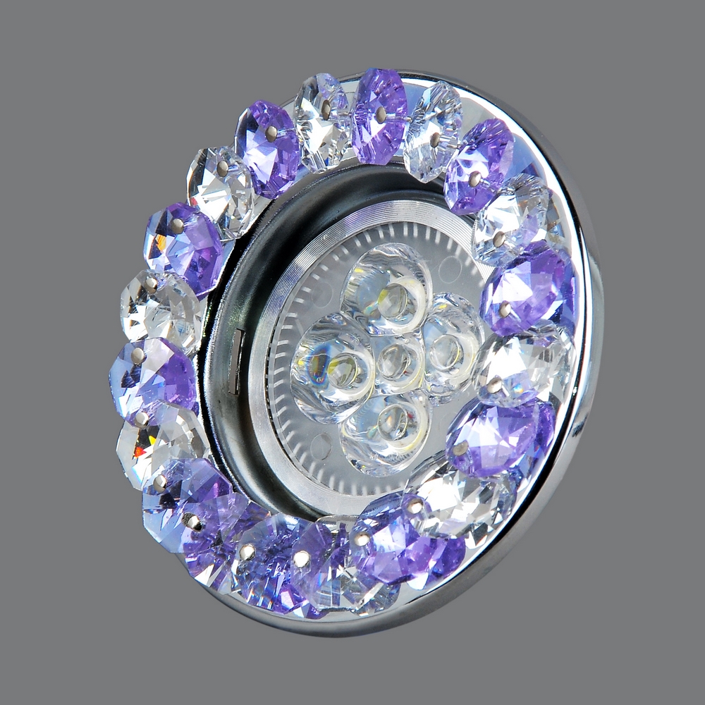 Встраиваемый светильник Elvan TCH-8001-MR16-5.3-Pu-Ch