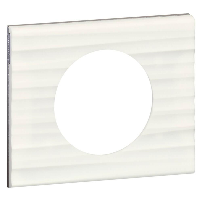 Рамка 1-постовая Legrand Celiane Corian белый рельеф 069011