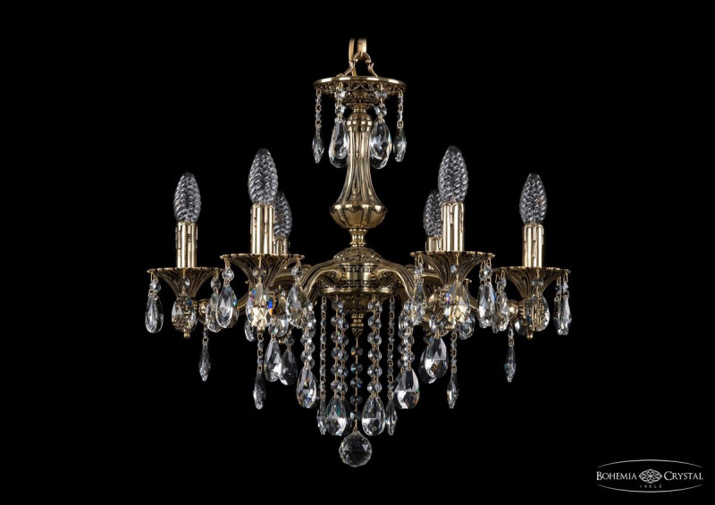 Подвесная люстра Bohemia Ivele Crystal 1710/6/160/B/GB