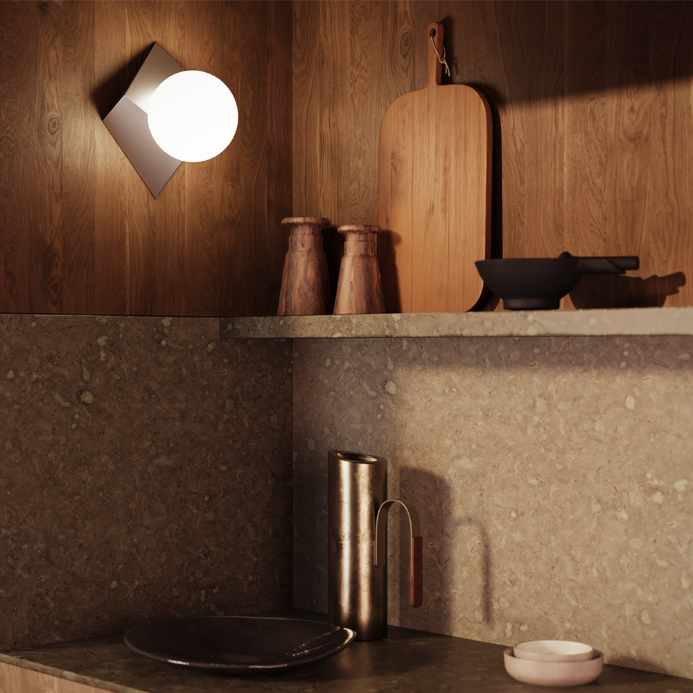 Настенный светильник Maytoni Cubeo MOD445WL-01PT