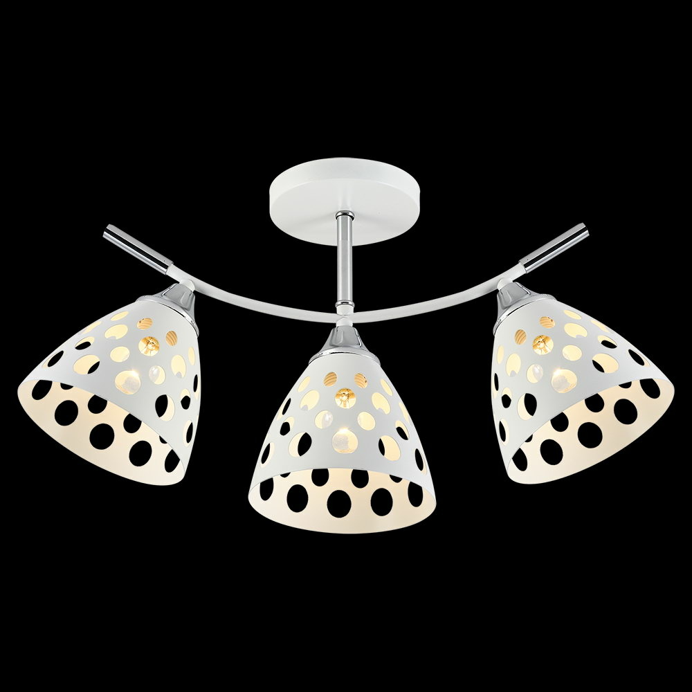 Люстра на штанге Reluce 11386-0.3-03B WH+CR