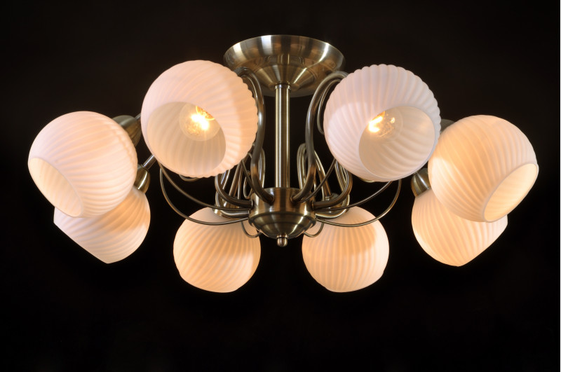 Люстра на штанге Natali Kovaltseva 10744 10744/8C ANTIQUE