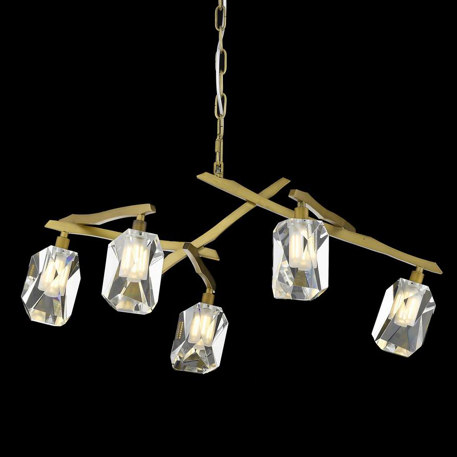 Подвесная люстра Delight Collection P68051-5 gold