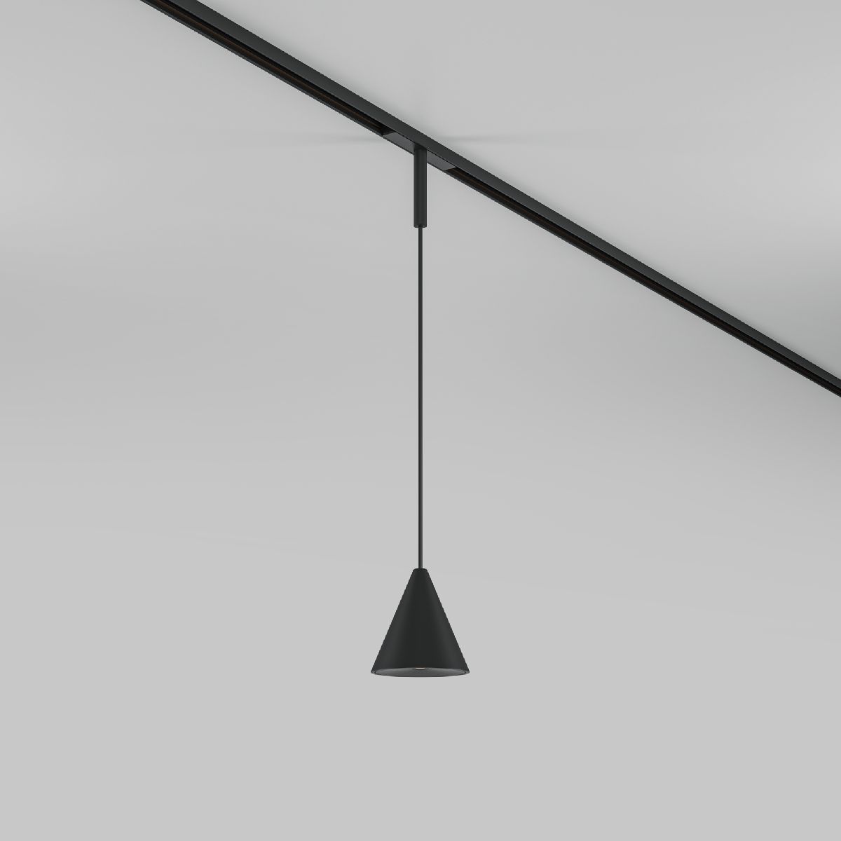 Трековый магнитный светильник Maytoni Cono TR182-1-5WTW-M-B