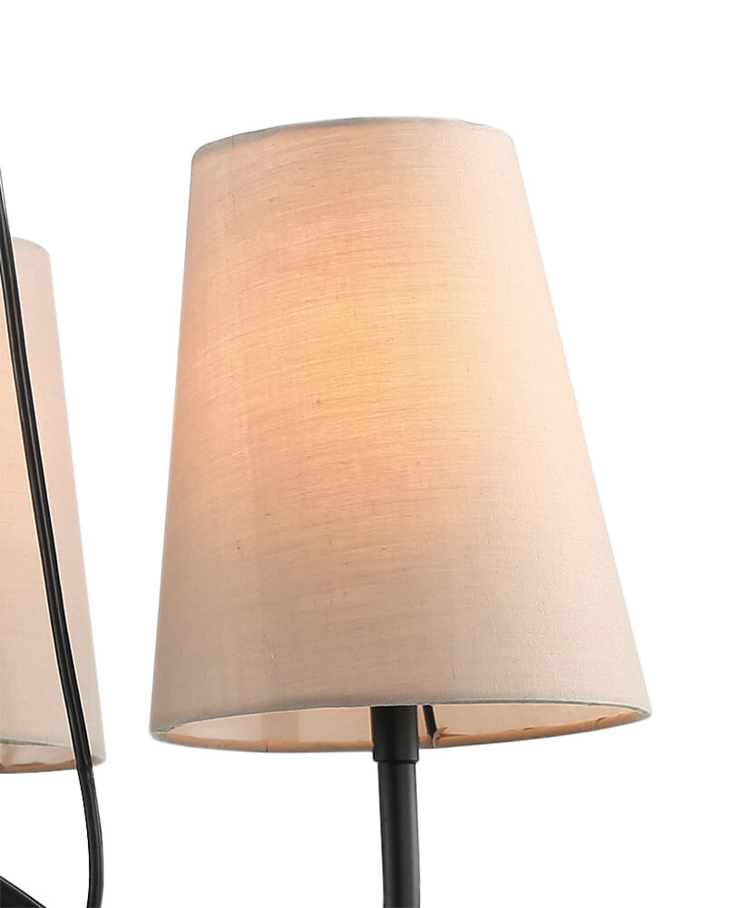 Подвесная люстра Lumien Hall Твинкл 4010/4P-BK-LGR