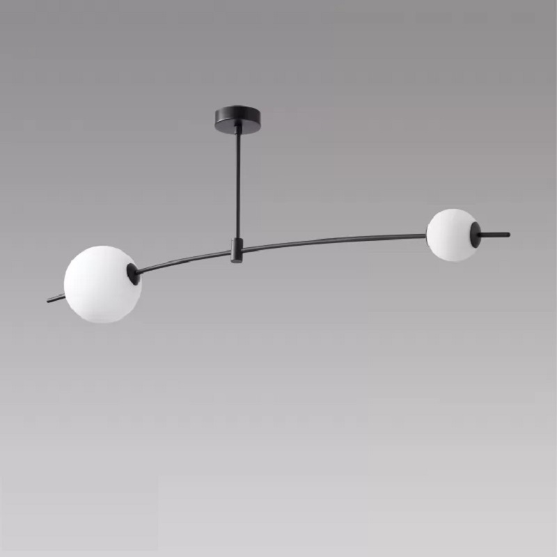 Потолочный светильник длинный iLedex Epical 6827-2 BK+WH