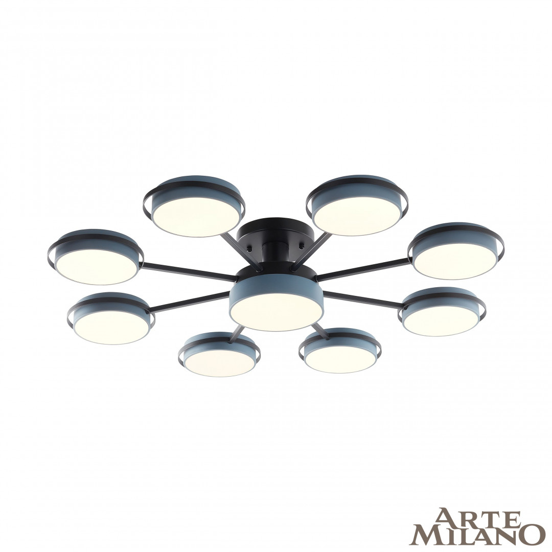 Потолочная люстра Arte Milano Ferrara 250406/8+1 Gr