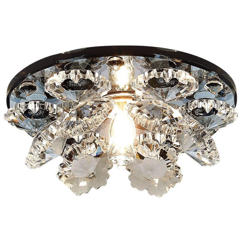 Встраиваемый светильник Ambrella Light Crystal K440 BK