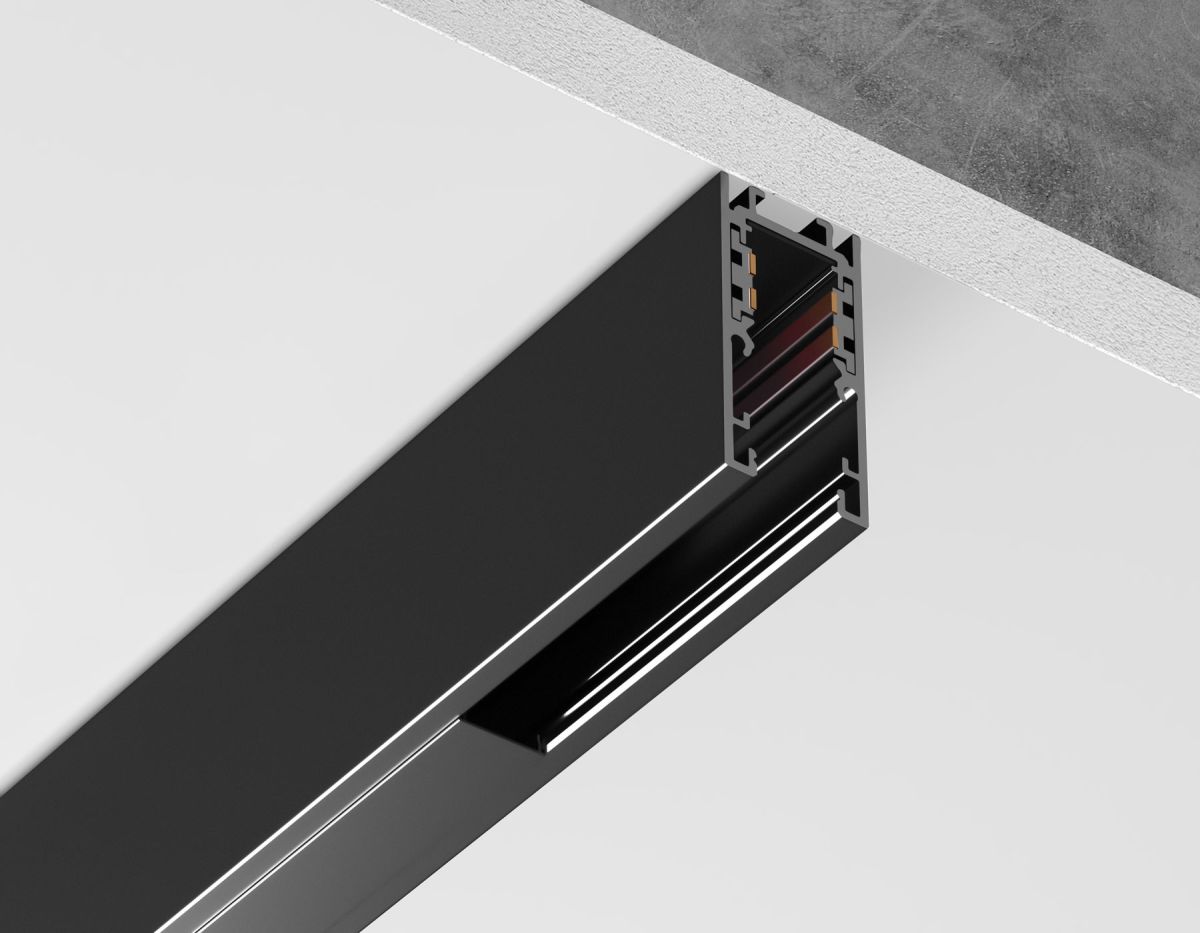 Шинопровод низковольтный накладной с торц. Заглушк. 2шт Ambrella Light Track System GL1912