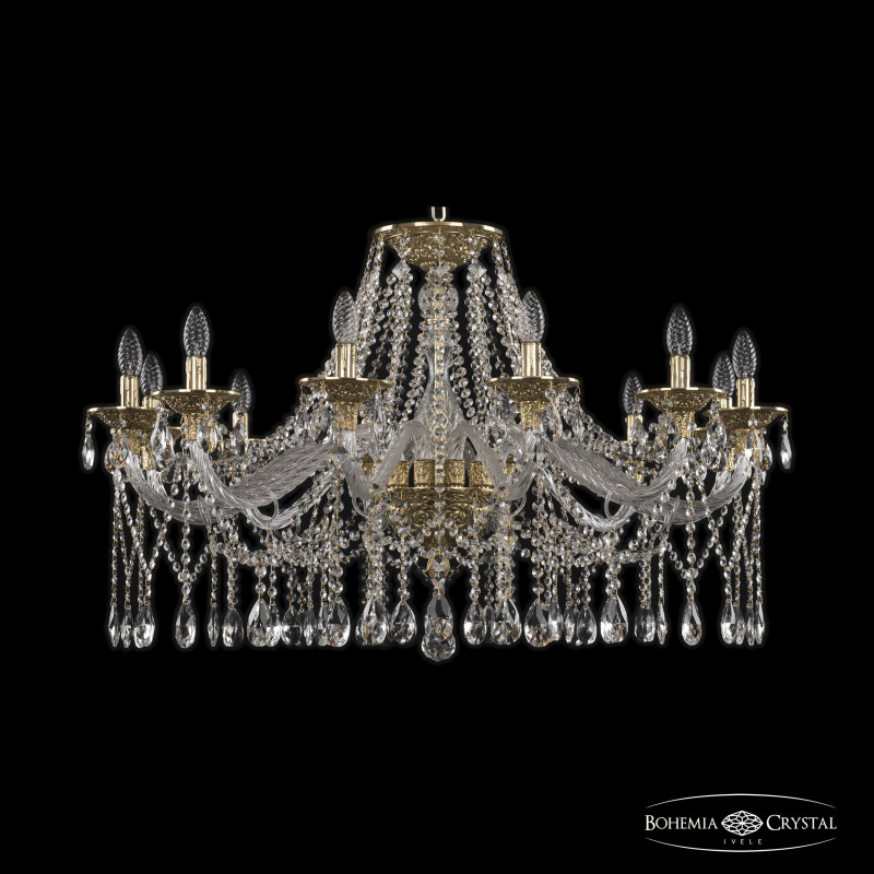 Подвесная люстра Bohemia Ivele Crystal 16113/12/360 G