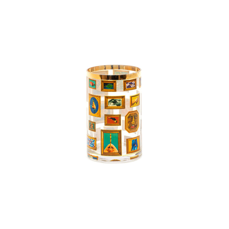Ваза Frames Small Seletti Toiletpaper Glass Vase 14162