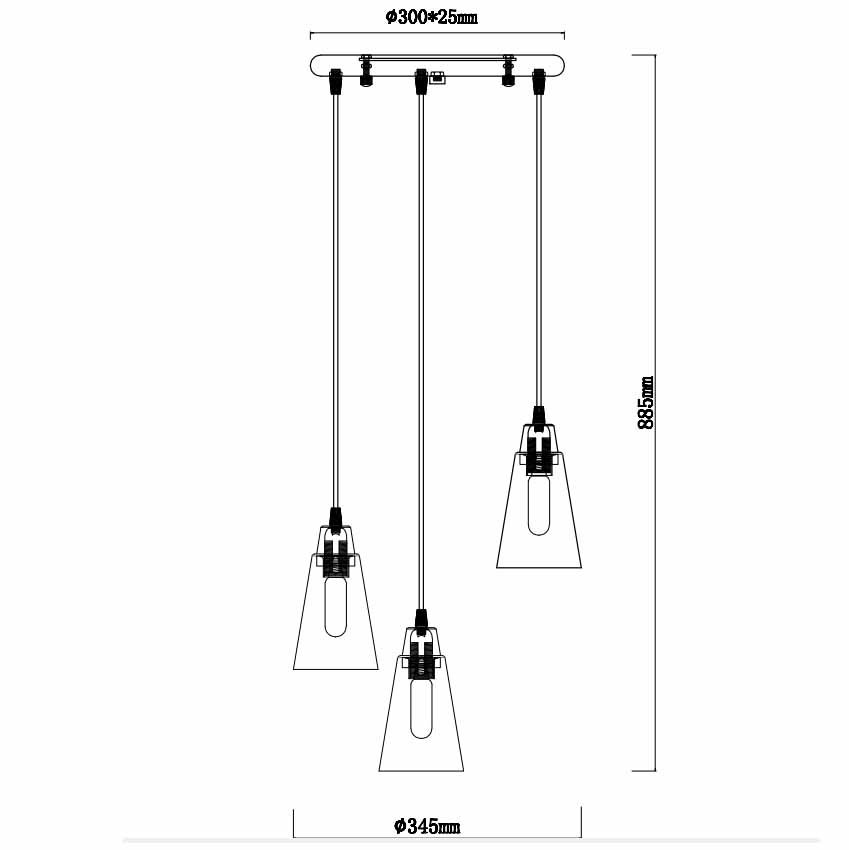 Подвесной светильник Rivoli Picco 5038-203 Б0044366
