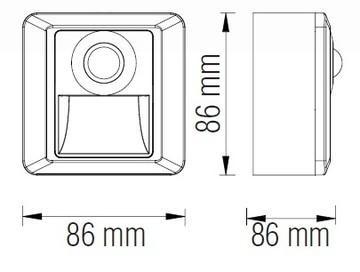 Настенный светодиодный светильник Horoz Kristal белый 079-024-0001