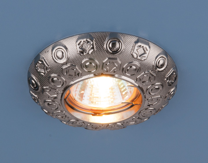 Встраиваемый светильник Elektrostandard 7219 MR16 SN никель 4690389053009